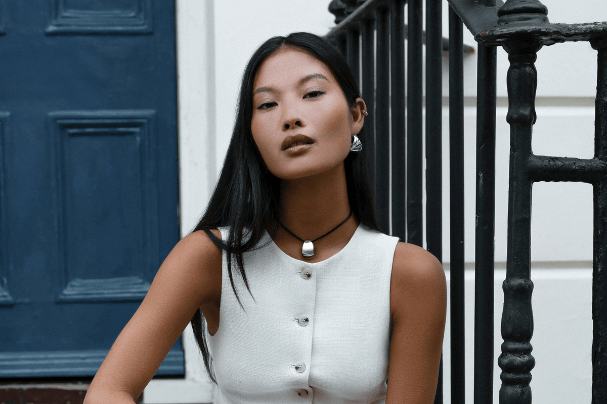 Model wearing The Edit - everyday jewellery