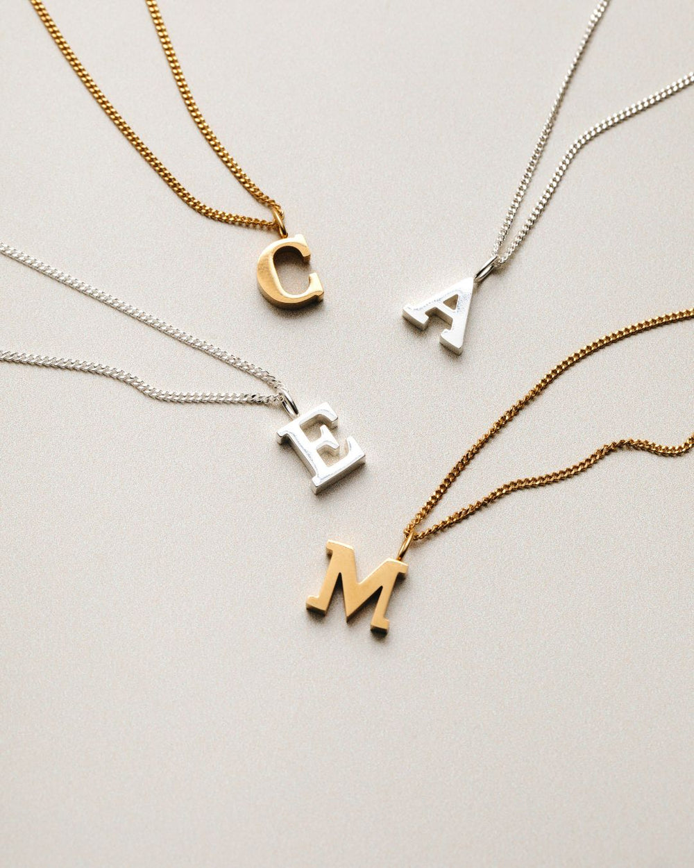 Initial Necklaces