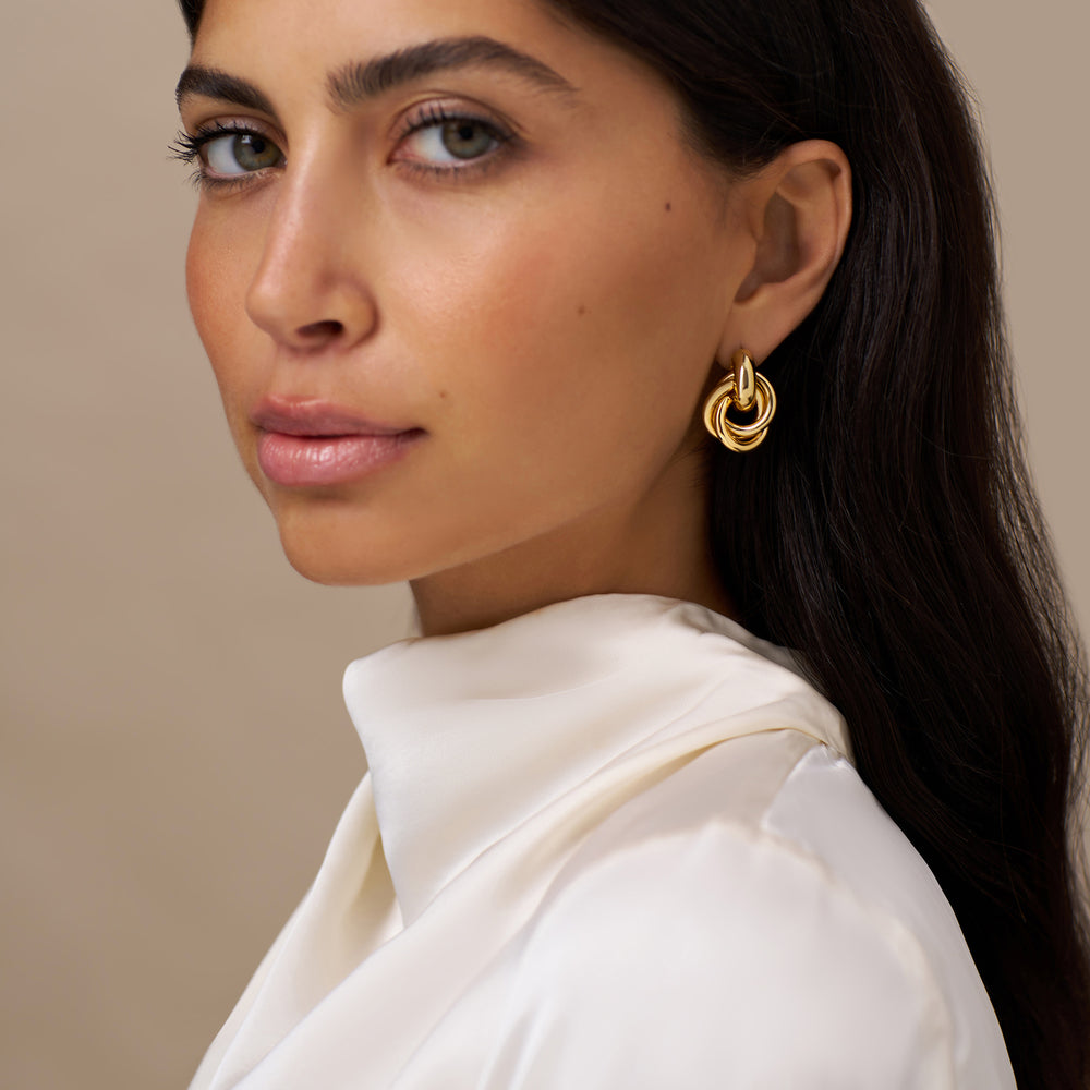 Gold Drop Earrings
