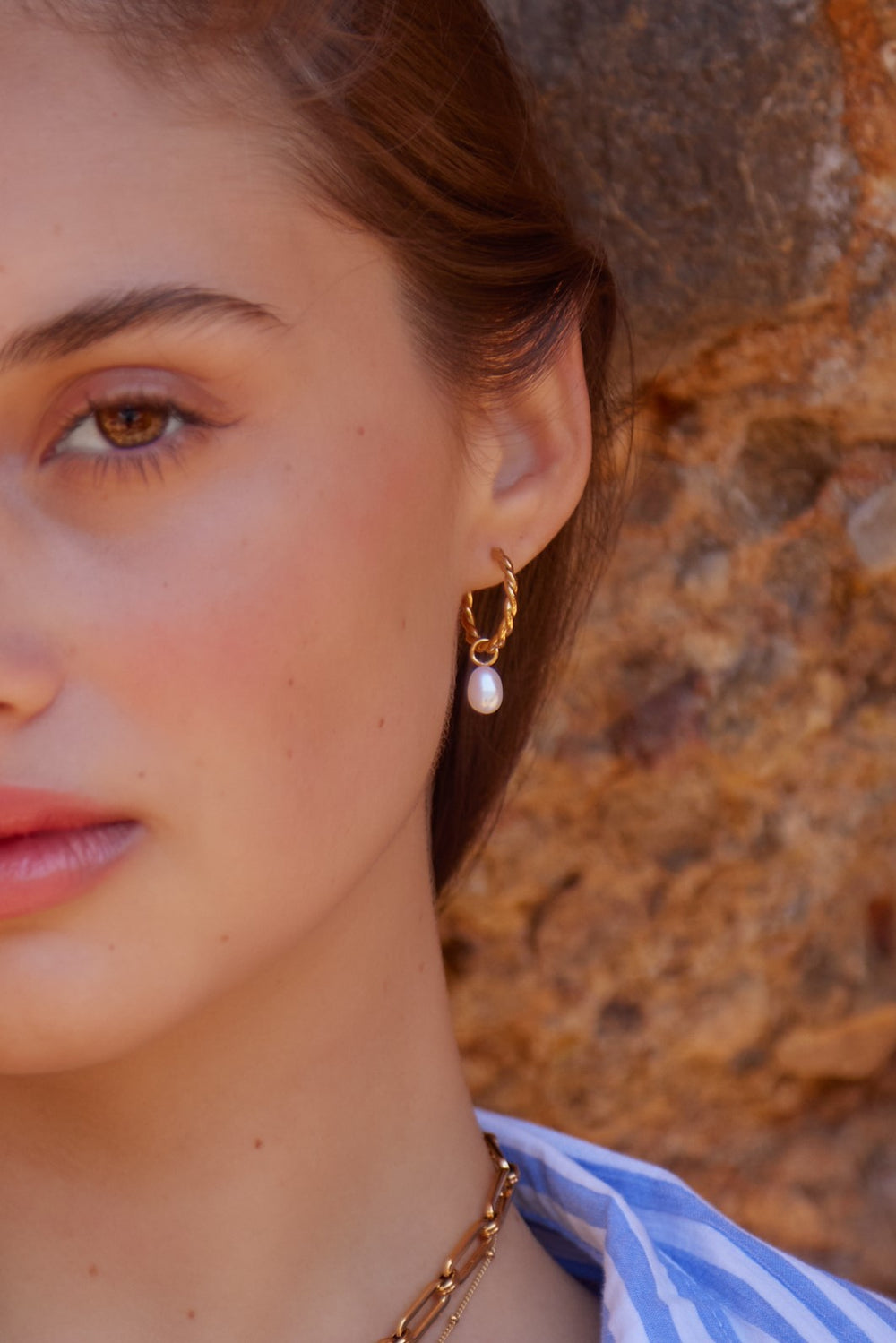 Gold Waterproof Earrings