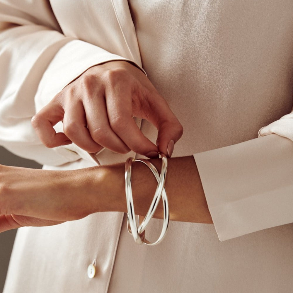 Silver Bangles