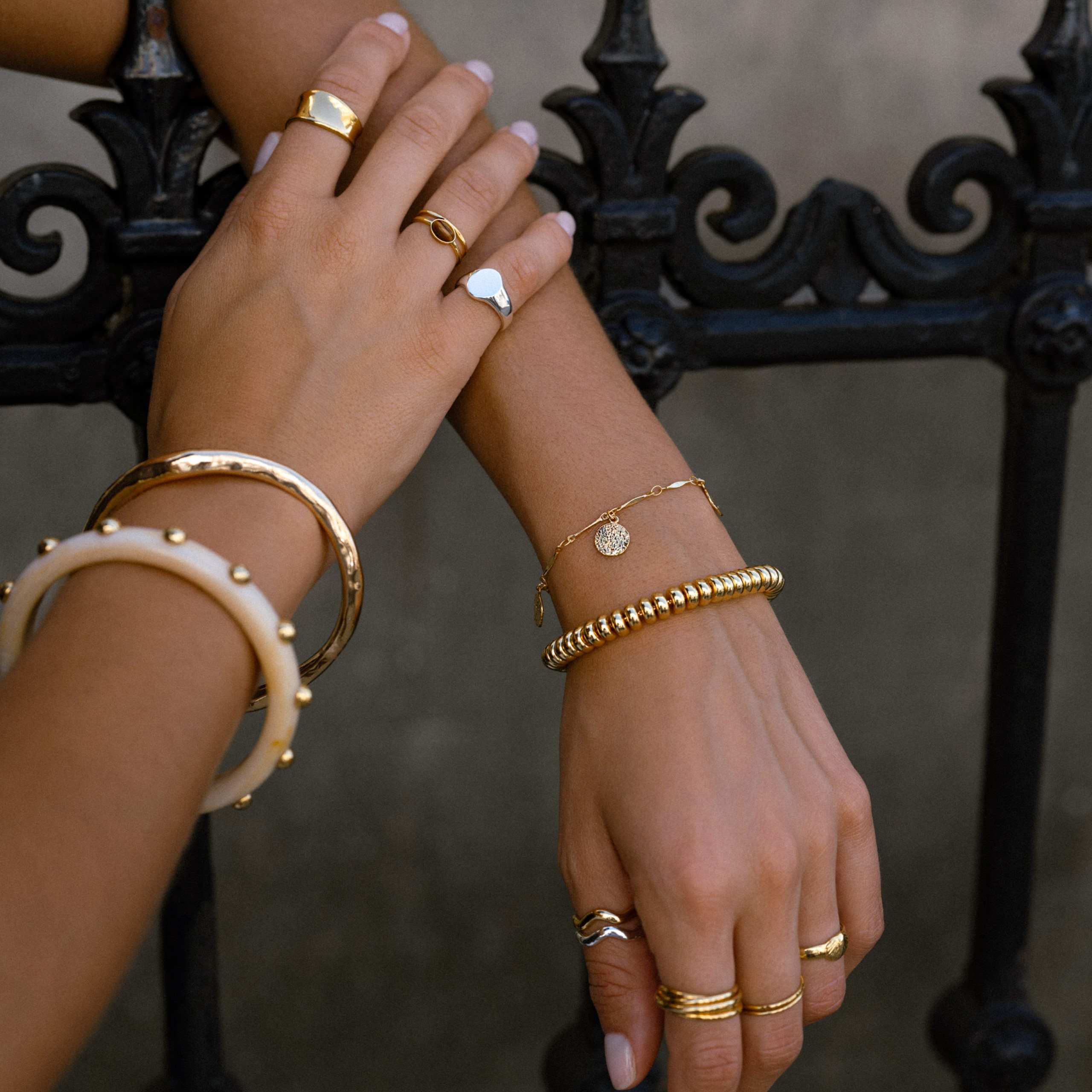 Ribbon Twist Bangle