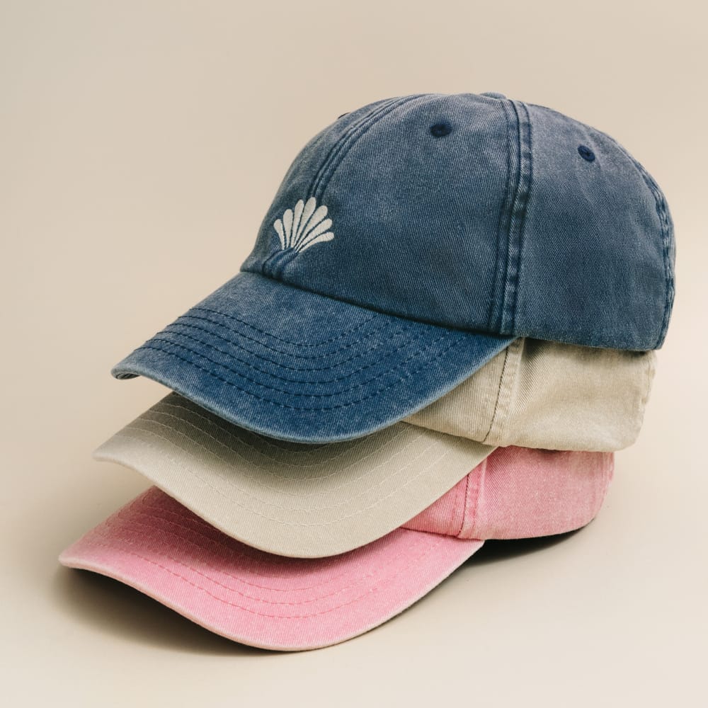 Accessories Other Default Shell Embroidered Cap - Beige Orelia Jewellery