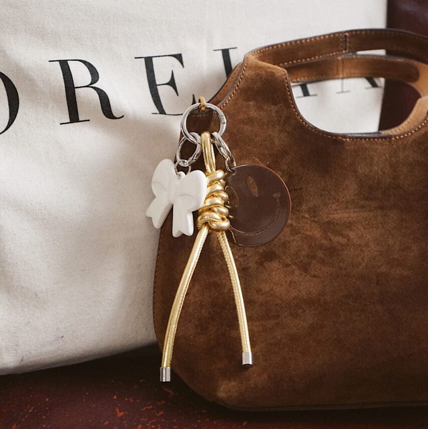 Accessories Other ONE Cream Bow Bag Charm Orelia Jewellery
