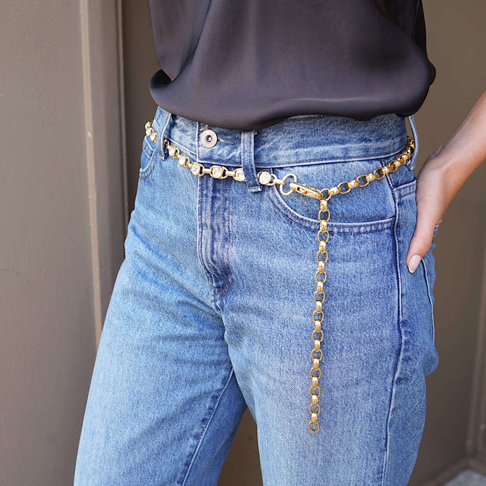 Accessories Other Vintage Chunky Crystal Chain Belt Orelia Jewellery