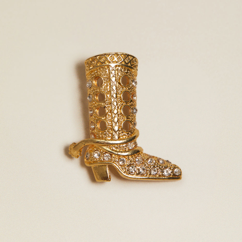 Accessories Other Vintage Crystal Cowboy Boot Brooch Orelia Jewellery