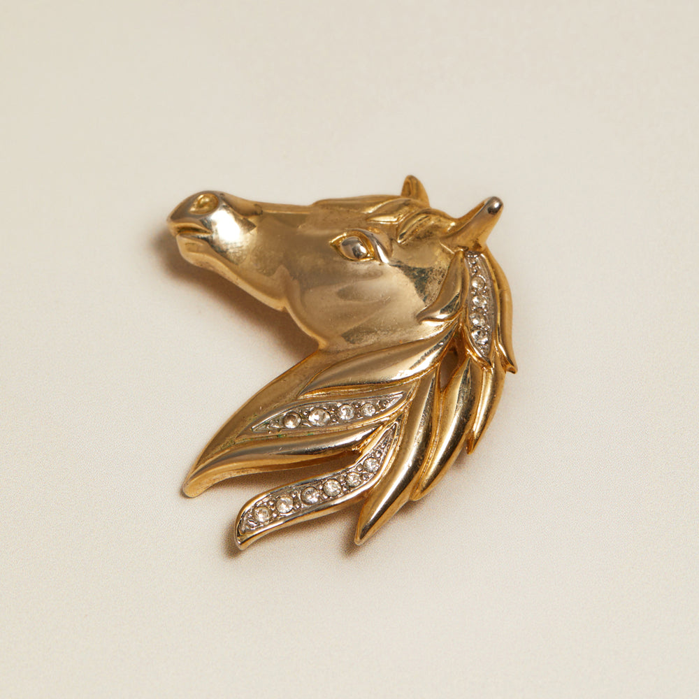 Accessories Other Vintage Crystal Horse Brooch Orelia Jewellery