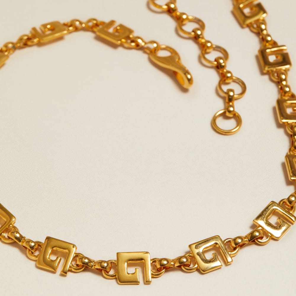 Accessories Other Vintage Geometric Spiral Chain Belt Orelia Jewellery