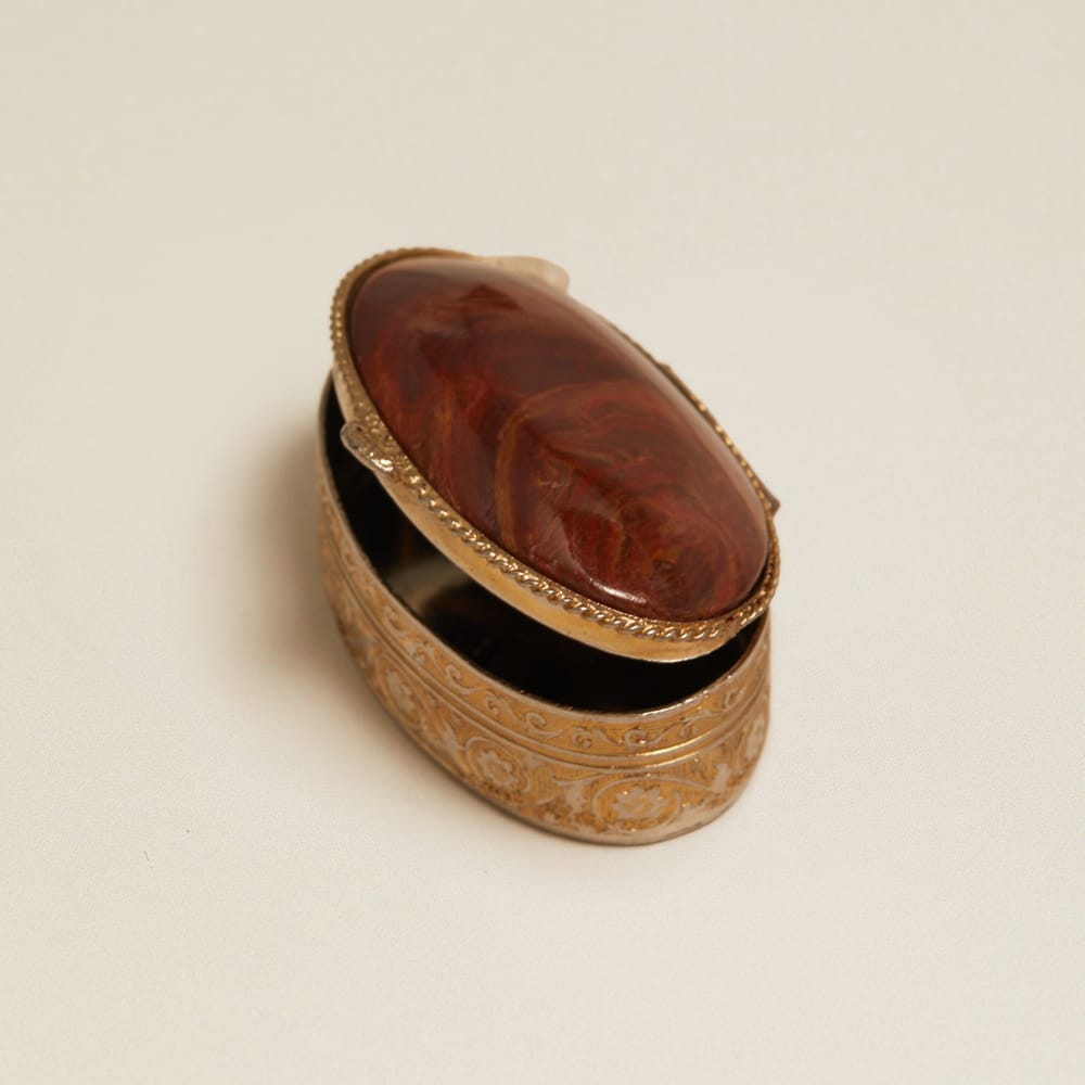 Accessories Other Vintage Tiger's Eye Pill Box Orelia Jewellery