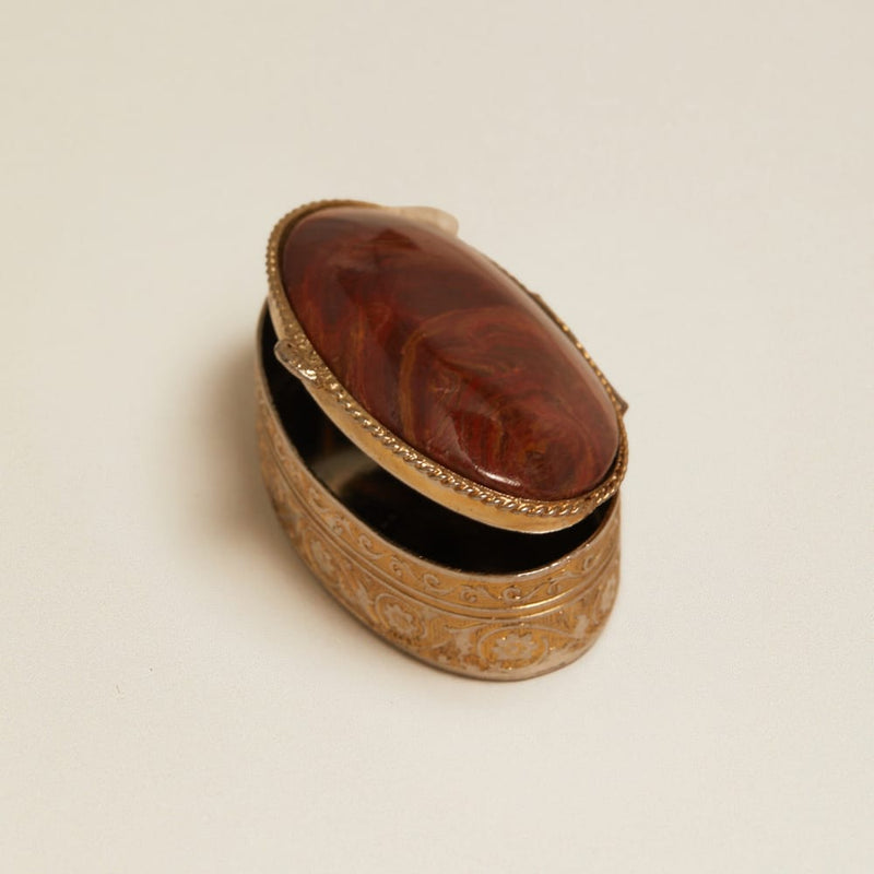 Accessories Other Vintage Tiger's Eye Pill Box Orelia Jewellery