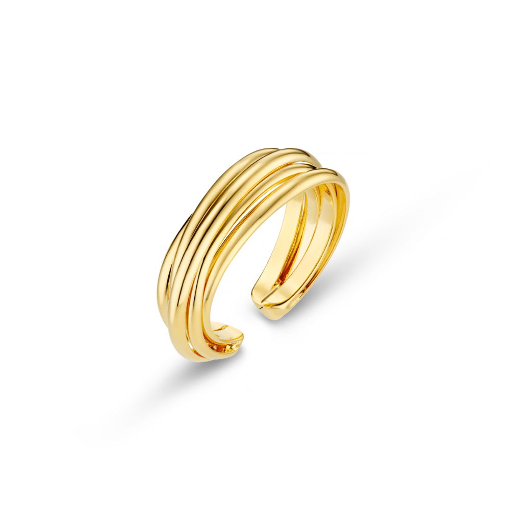 Adjustable Ring Default Interlocking Adjustable Ring Orelia Jewellery
