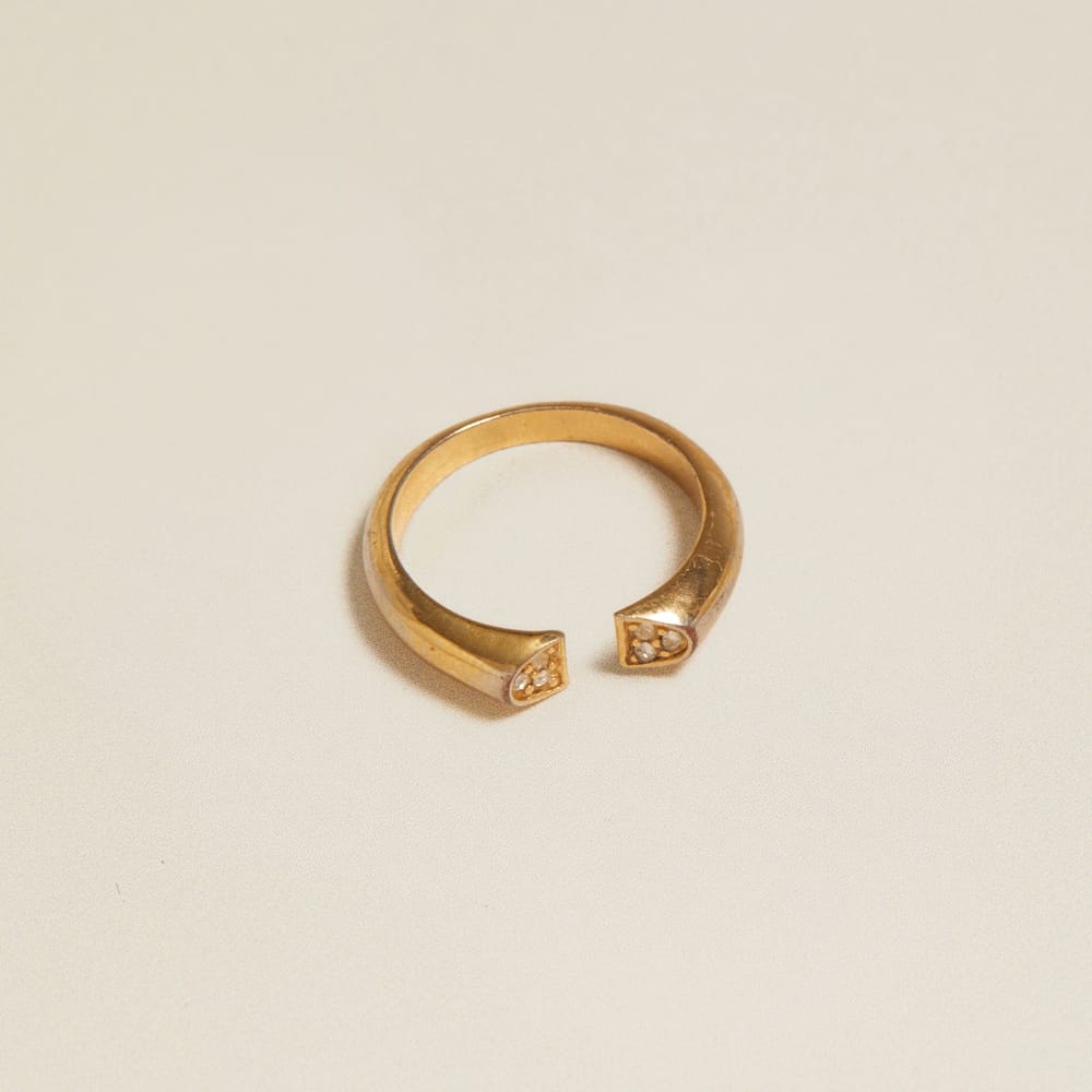 Adjustable Ring Vintage Open Crystal Adjustable Ring Orelia Jewellery