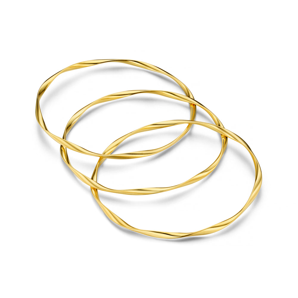 Bangle Default Ribbon Interlocking Bangles Orelia Jewellery
