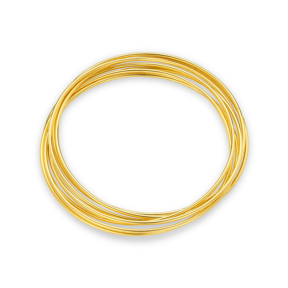 Bangle Fine Multi Interlocking Bangles Orelia Jewellery