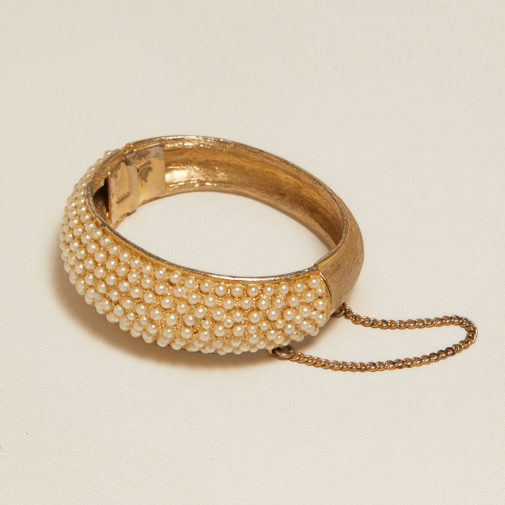 Bangle Vintage Statement Pearl Bangle Orelia Jewellery