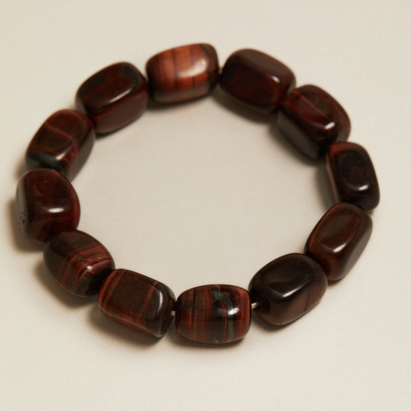 Beaded Bracelet Vintage Tiger's Eye Beaded Bracelet Orelia Jewellery