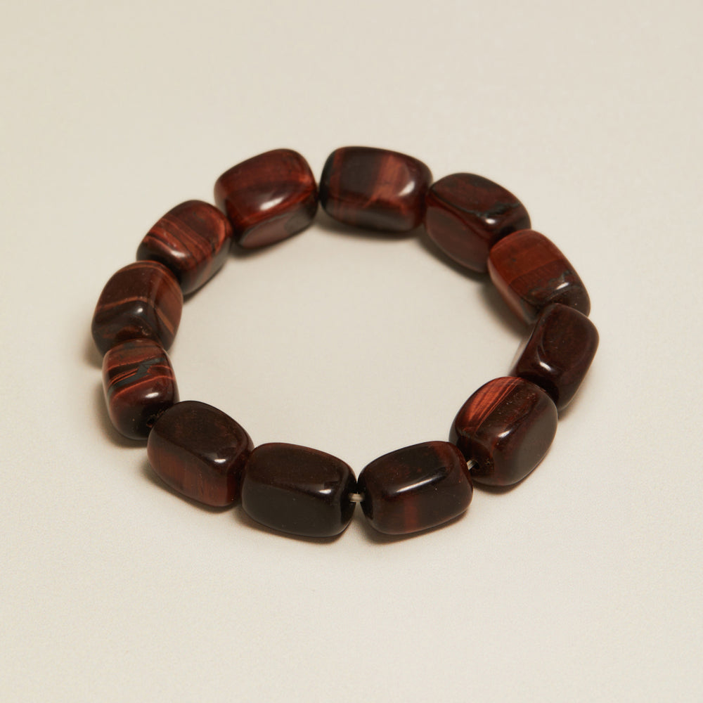 Beaded Bracelet Vintage Tiger's Eye Beaded Bracelet Orelia Jewellery