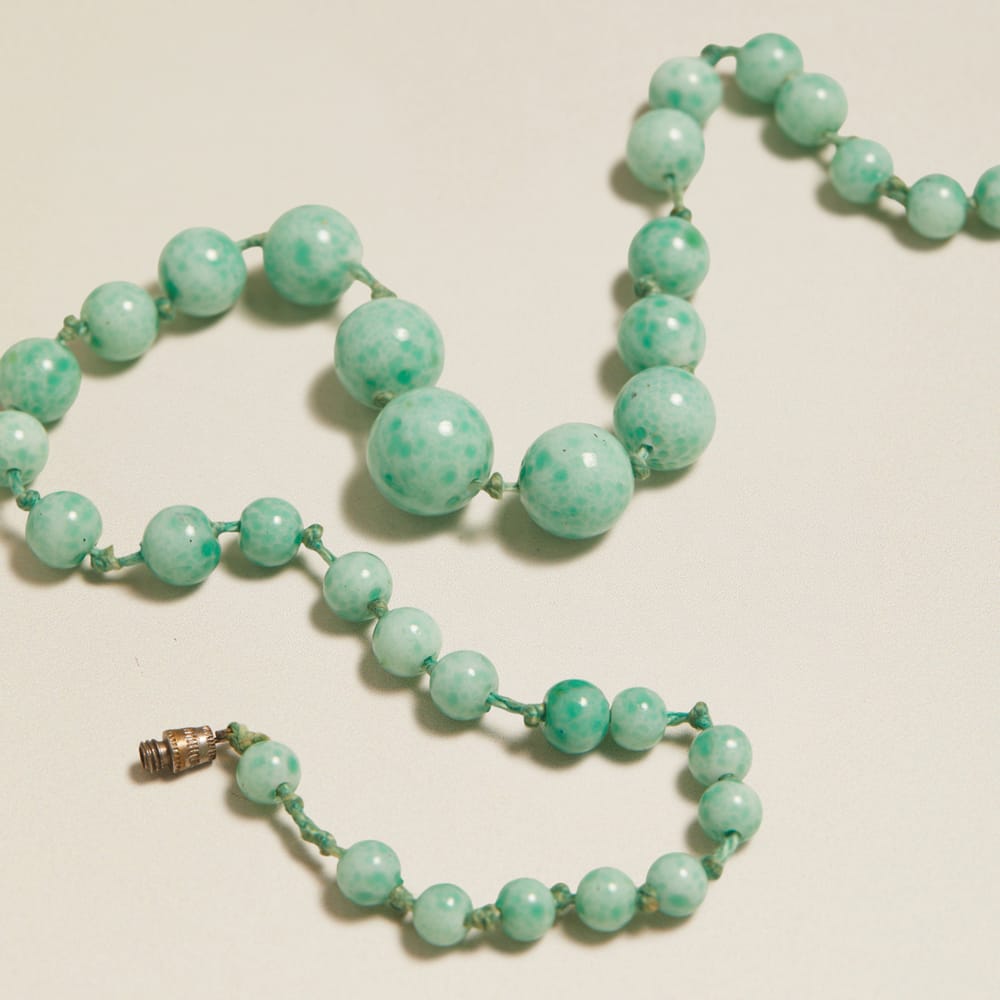 Beaded Necklace Default Vintage Beaded Turquoise Necklace Orelia Jewellery