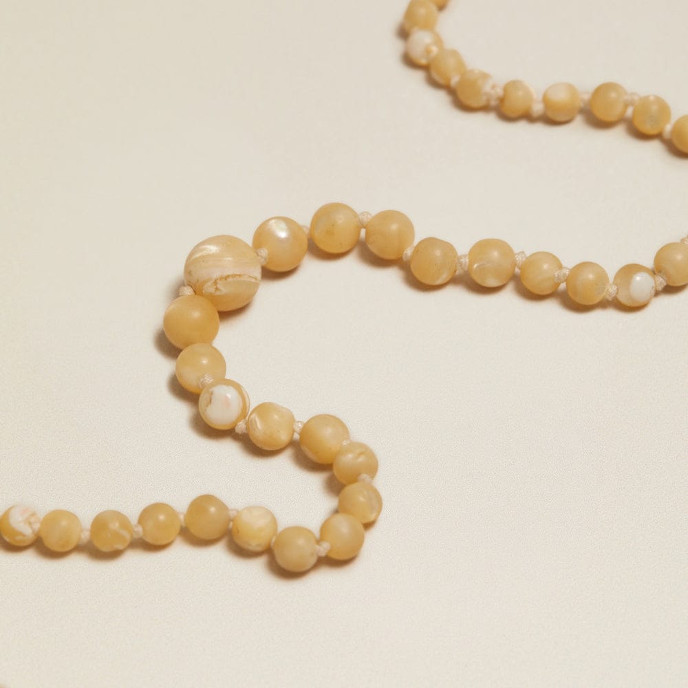 Beaded Necklace Default Vintage Mother Of Pearl Beaded Necklace Orelia Jewellery
