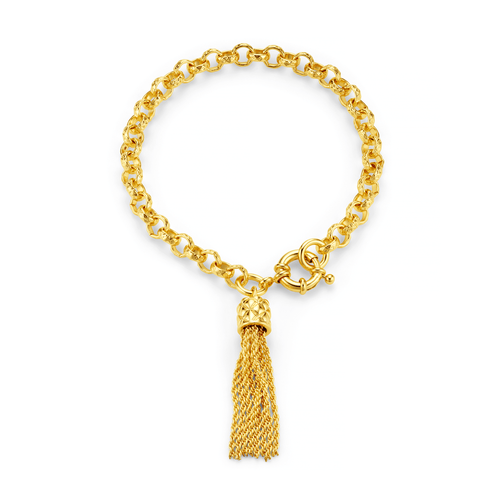 Bracelets Chain & Tassel Bracelet Orelia Jewellery