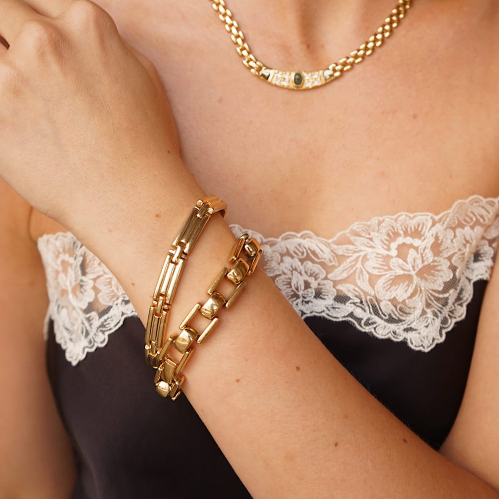 Chain Bracelet Vintage Chunky Open Chain Bracelet Orelia Jewellery