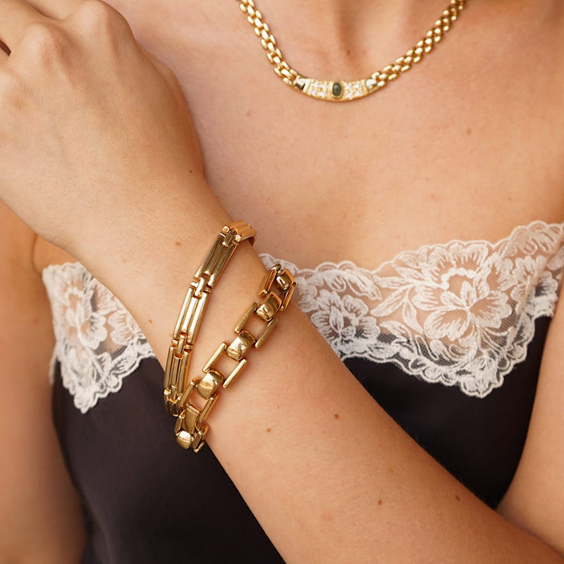 Chain Bracelet Vintage Chunky Open Chain Bracelet Orelia Jewellery