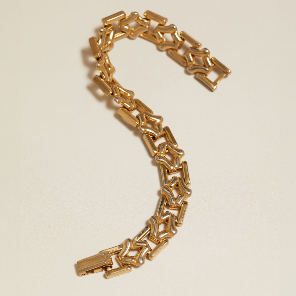 Chain Bracelet Vintage Geometric Chain Bracelet Orelia Jewellery