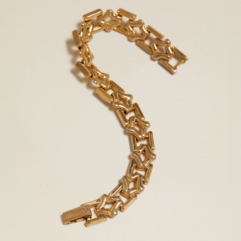 Chain Bracelet Vintage Geometric Chain Bracelet Orelia Jewellery