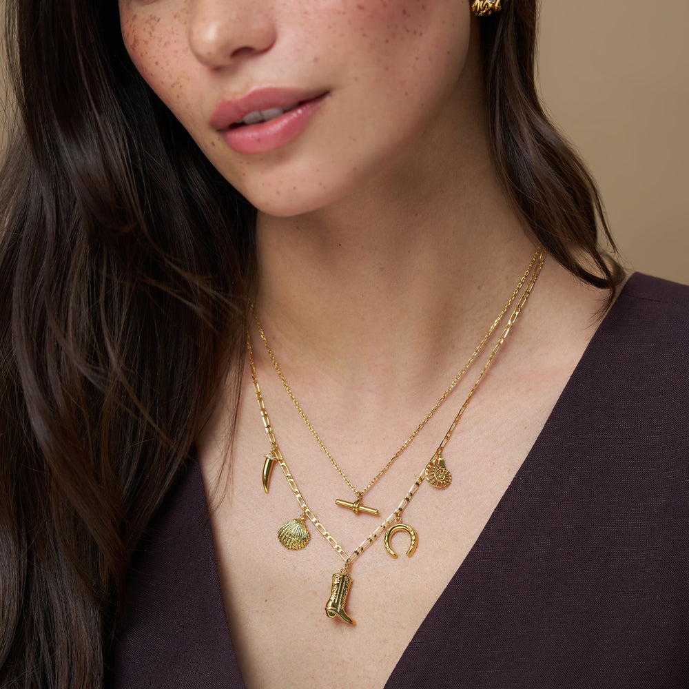 Chain Necklace Default Eclectic Western Charm Necklace Orelia Jewellery