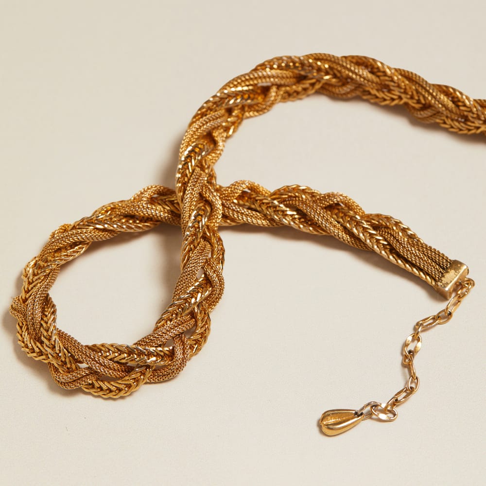 Chain Necklace Default Vintage Interlocking Rope Chain Necklace Orelia Jewellery