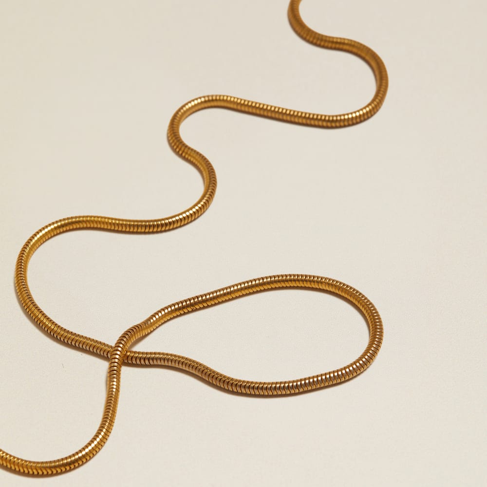 Chain Necklace Vintage Snake Chain Necklace Orelia Jewellery