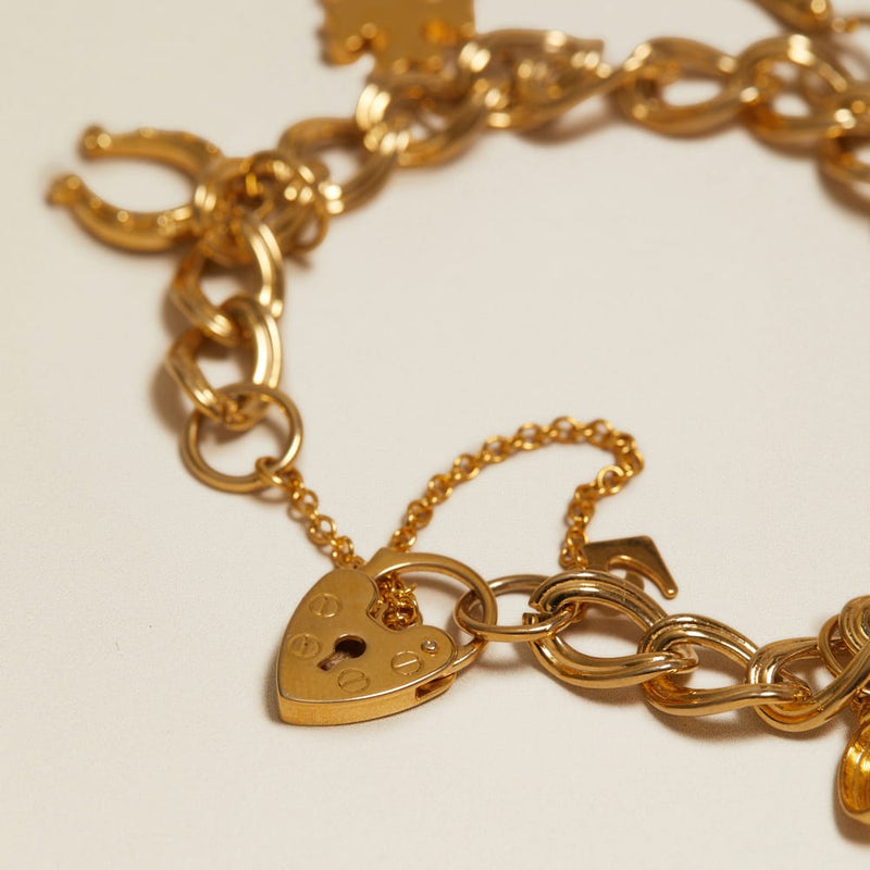Charm Bracelet Vintage Mixed Charm Bracelet Orelia Jewellery