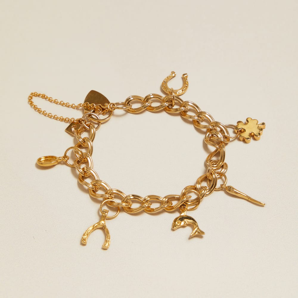 Charm Bracelet Vintage Mixed Charm Bracelet Orelia Jewellery