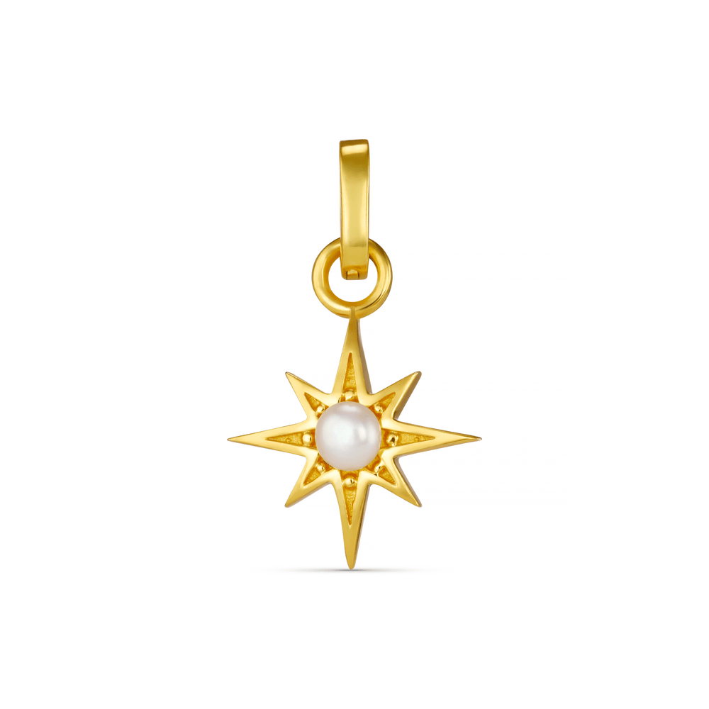 Charms LUXE Pearl Star Charm Orelia Jewellery