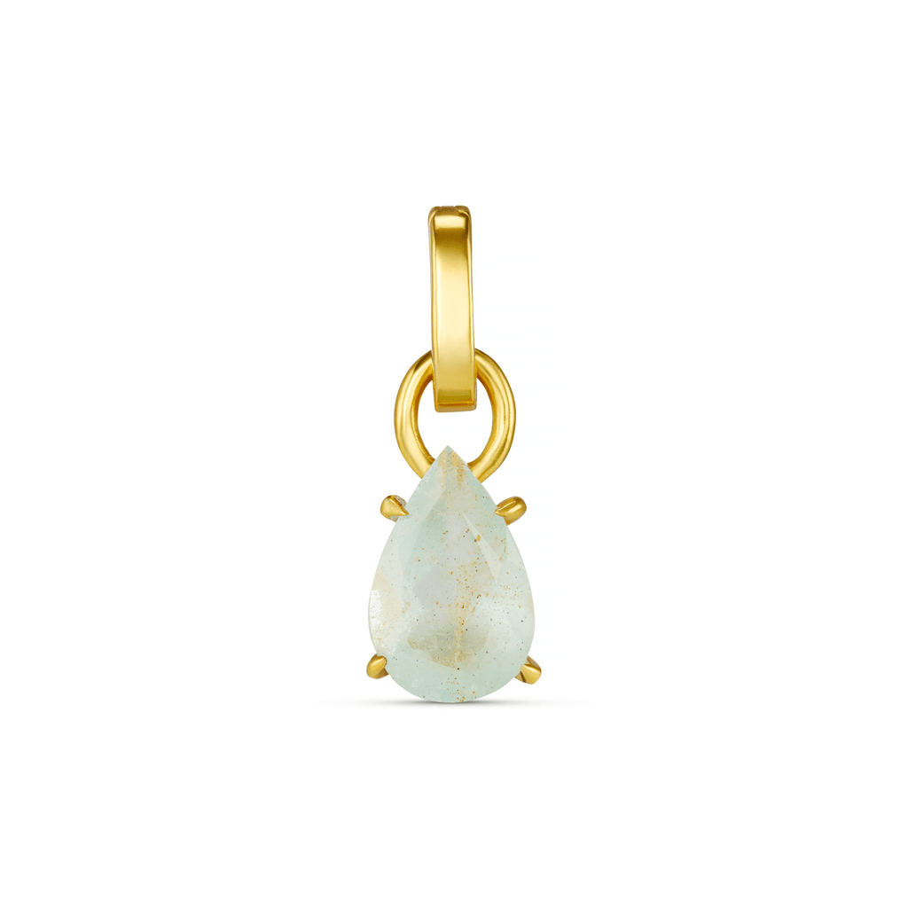 Teardrop Crystal Charm