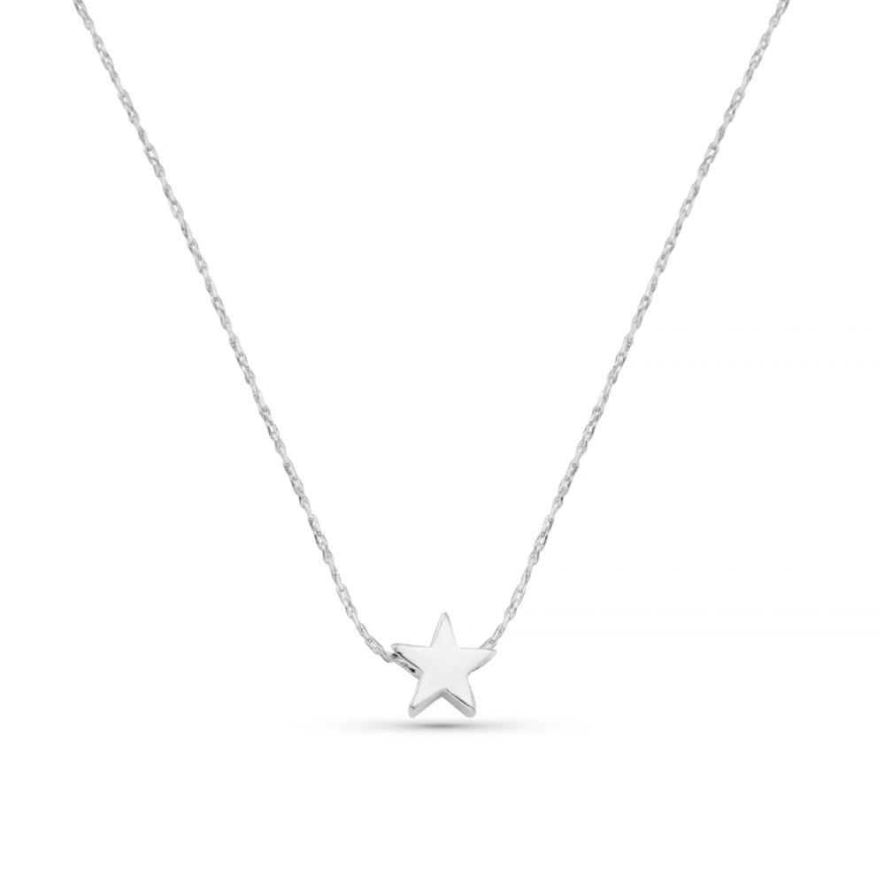 Collar Necklace Micro Star Collar Necklace - Silver Orelia Jewellery