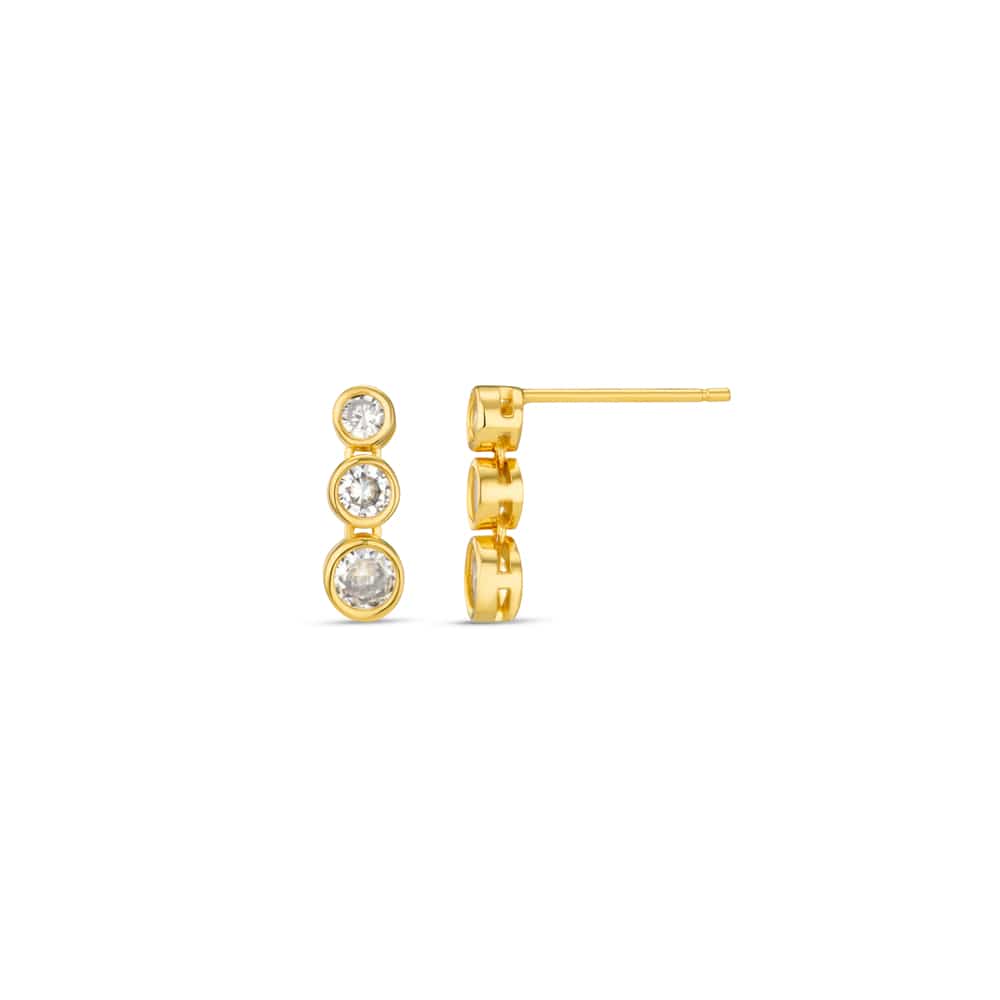 Drop Earrings LUXE Mini Tennis Drop Earrings Orelia Jewellery