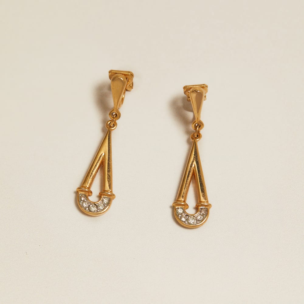 Drop Earrings Vintage Crystal Teardrop Earrings Orelia Jewellery
