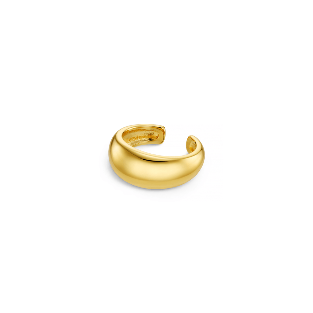 Ear Cuff Polished Domed Ear Cuff - Gold Orelia Jewellery