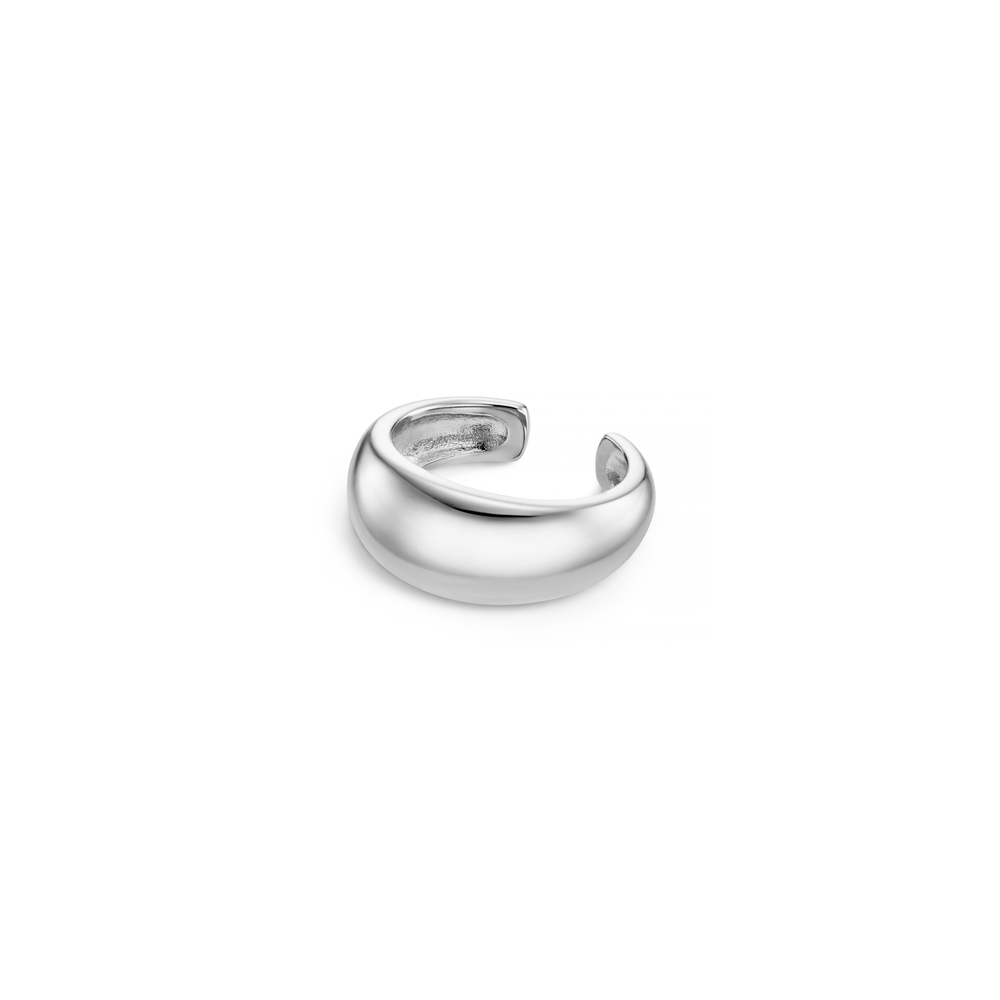 Ear Cuff Polished Domed Ear Cuff - Silver Orelia Jewellery