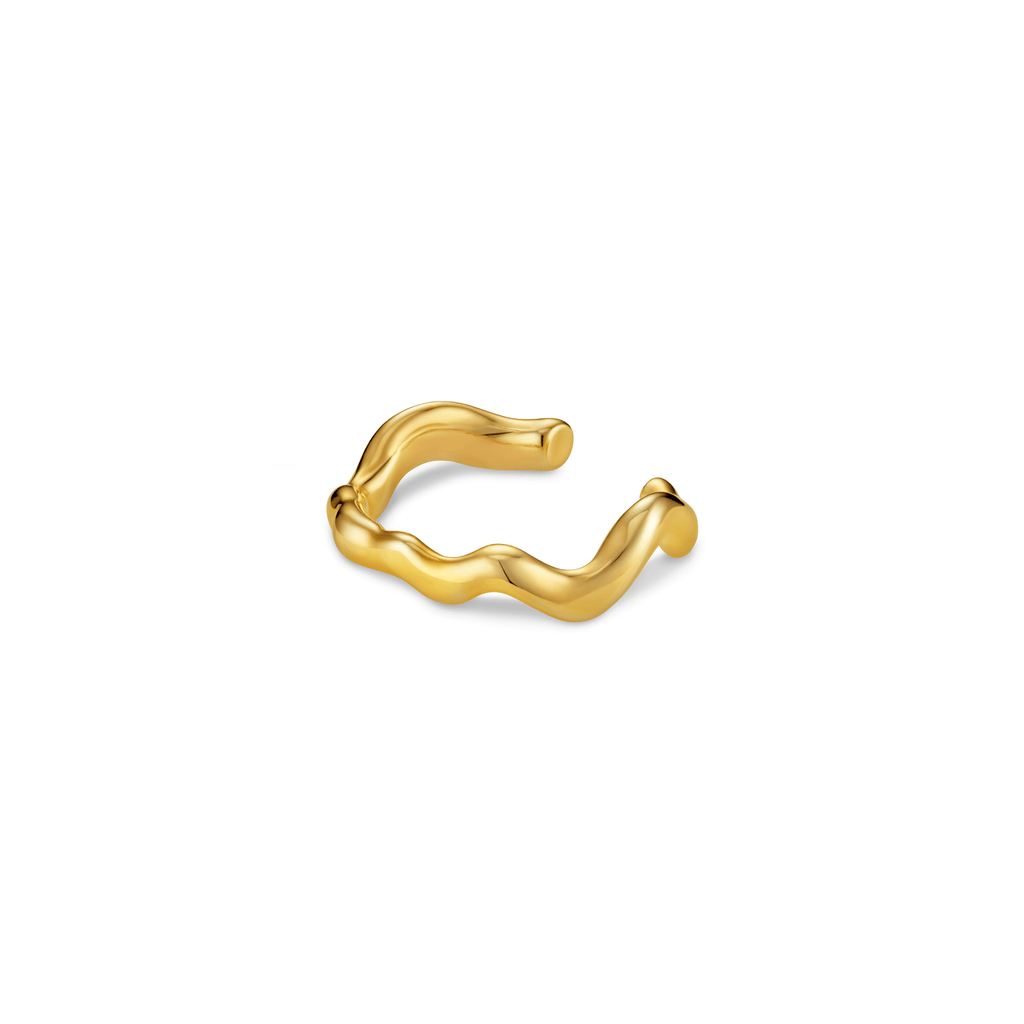 Organic Wave Ear Cuff