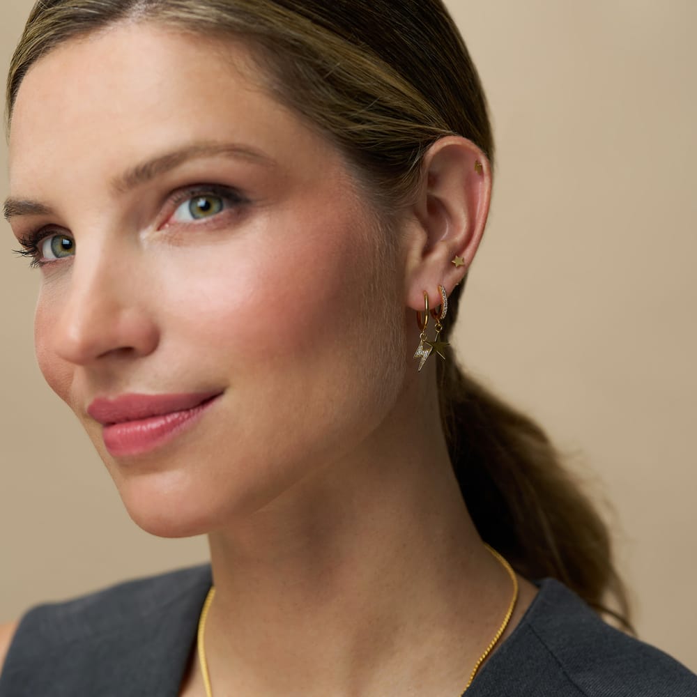 Ear Party Statement Star & Lightning Ear Stacking Set Orelia Jewellery