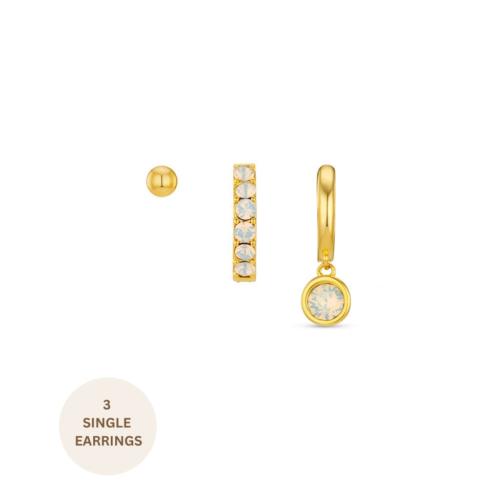 Opal Ear Party Made Swarovski® Crystals