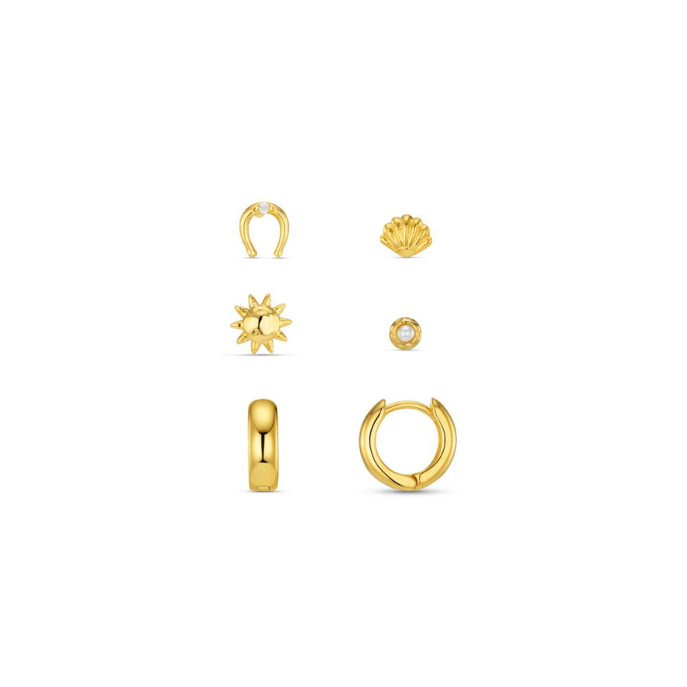 Earring Pack Default Mixed Western Ear Stacking Set Orelia Jewellery