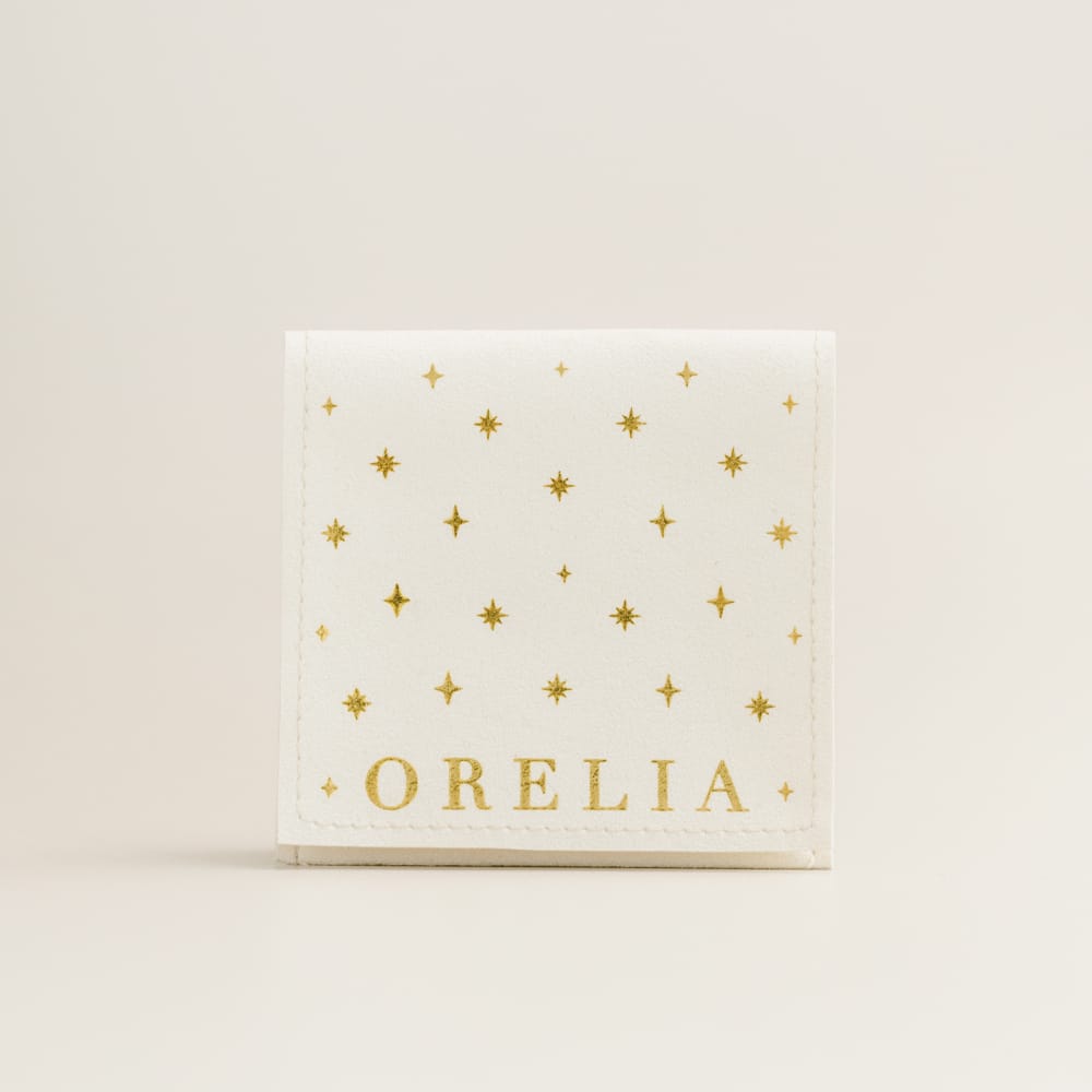 Gift Packaging Starburst Gift Pouch - Cream Orelia Jewellery