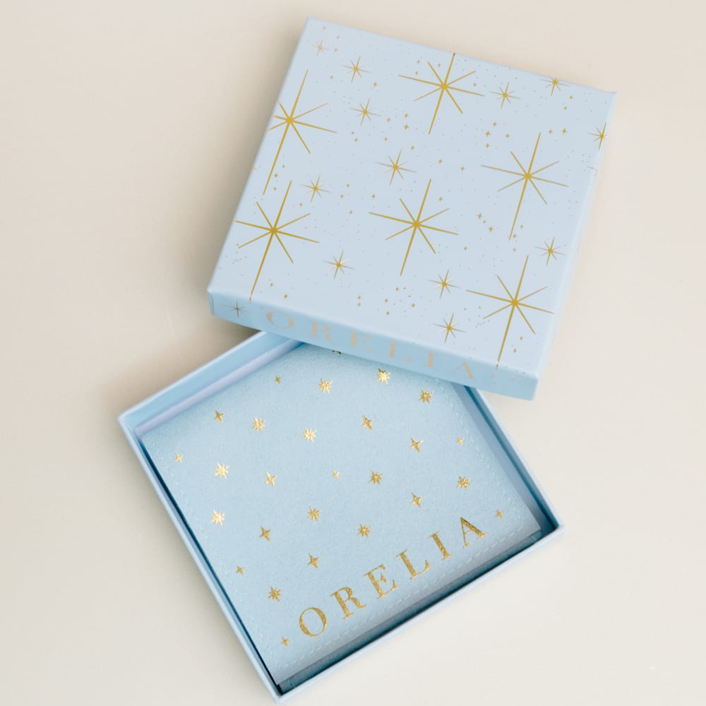 Gift Packaging Starburst Giftbox & Pouch - Baby Blue Orelia Jewellery