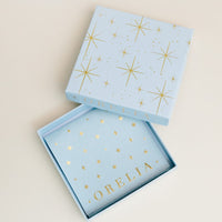 Starburst Giftbox & Pouch - Baby Blue