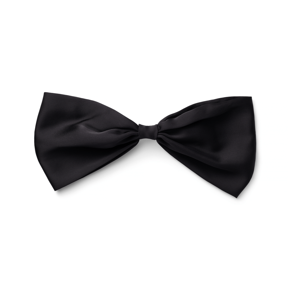 Hair Clip / Claw Oversized Bow Barrette - Black Orelia Jewellery