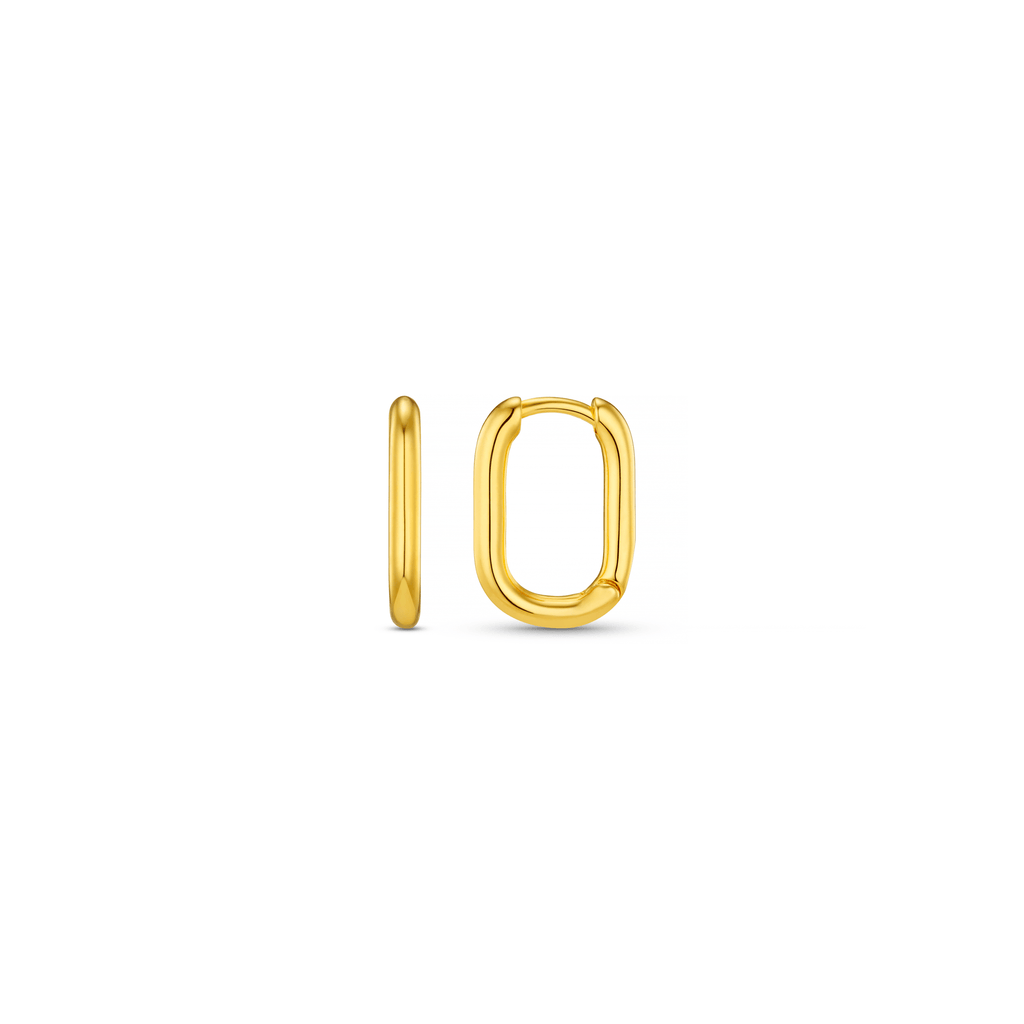Mini Oval Hoop Earrings