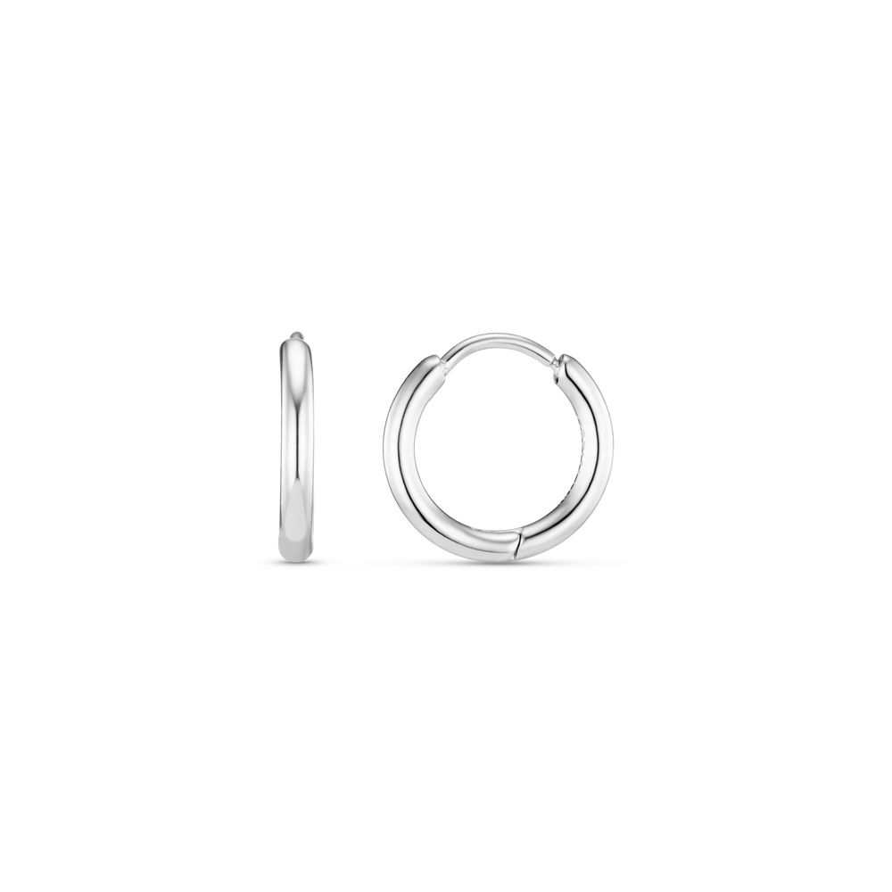 Huggie Hoops LUXE Huggie Hoop Earrings - Silver Orelia Jewellery